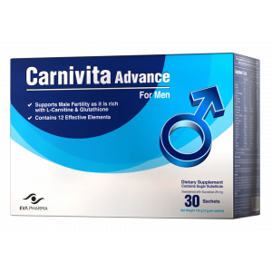 CARNIVITA ADVANCE FOR MEN MULTIVITAMINS & MINERALS DIETARY SUPPLEMENT 30 SACHETS